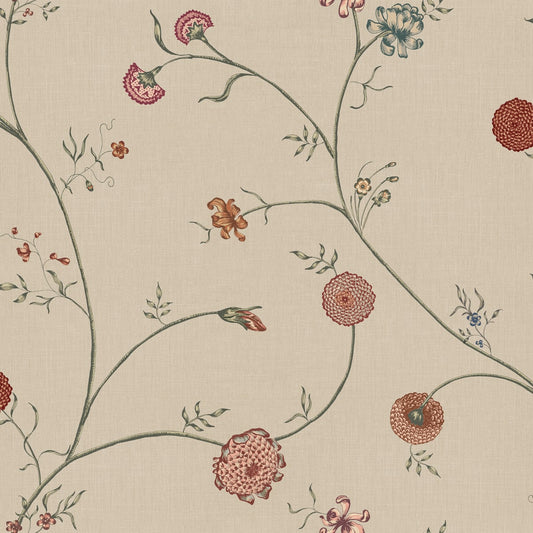 Flower Thread Wallpaper - Sand - Rebel Walls - R19284 - Premier Wallcovering