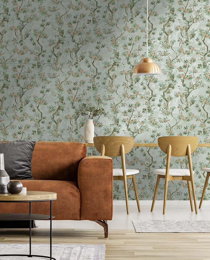 Folia Wallpaper - Duck Egg - Holden Décor - 36223 - Premier Wallcovering
