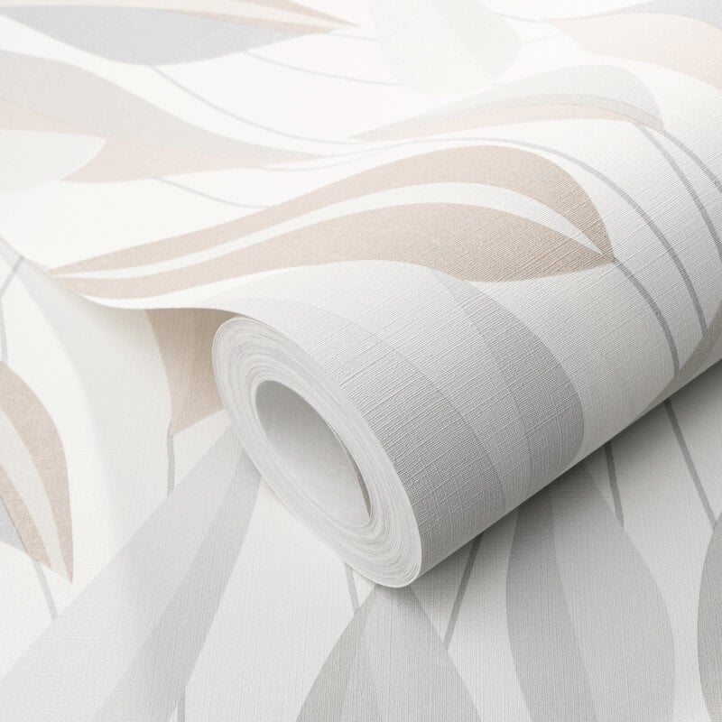 Foliage Leaf Wallpaper - Beige/Cream - Erismann - 10431 - 31 - Premier Wallcovering