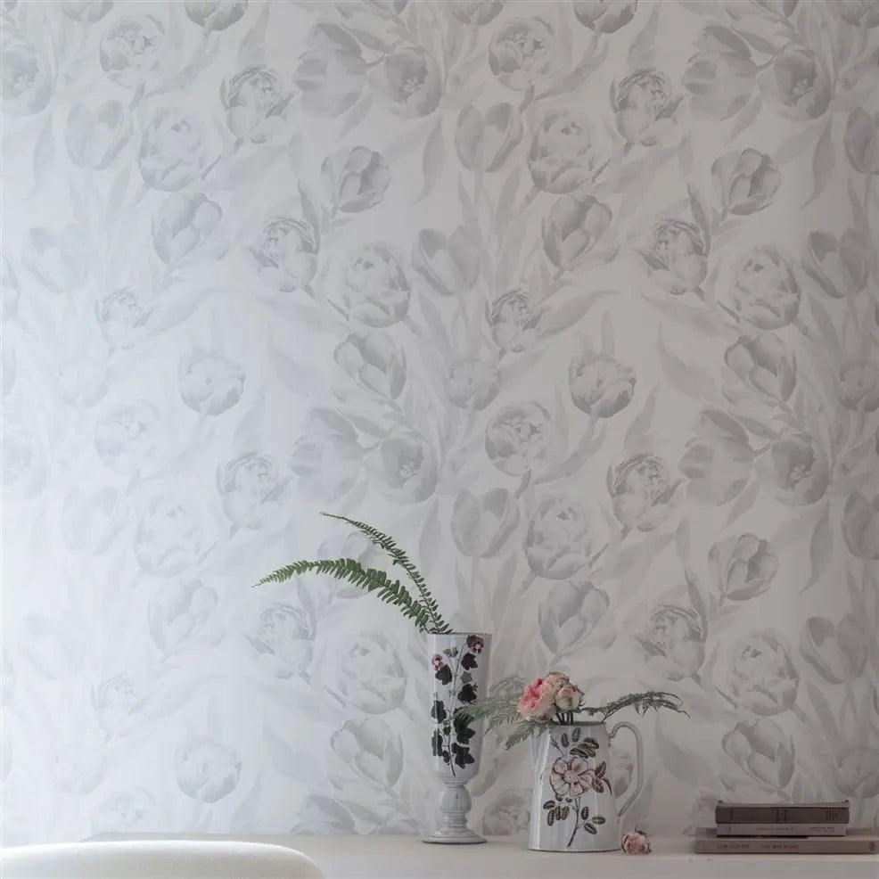 Fontainebleau Wallpaper - Silver - PDG685/08 - Designers Guild - Premier Wallcovering