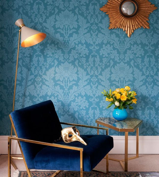 Fonteyn Wallpaper - Petrol - 108/7033 - Cole & Son - Premier Wallcovering