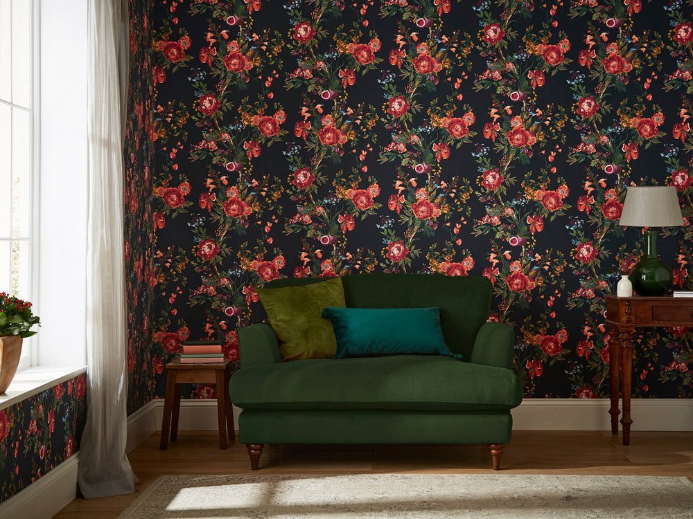 Forest Chinoiserie Wallpaper - French Navy - Joules - 118557 - Premier Wallcovering