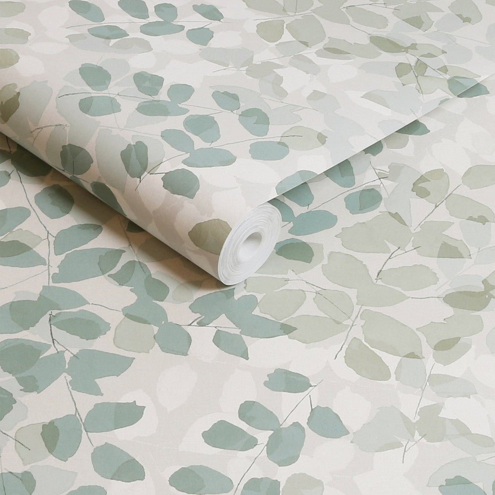 Forest Floor Wallpaper - Duck Egg - Next - 128830 - Premier Wallcovering