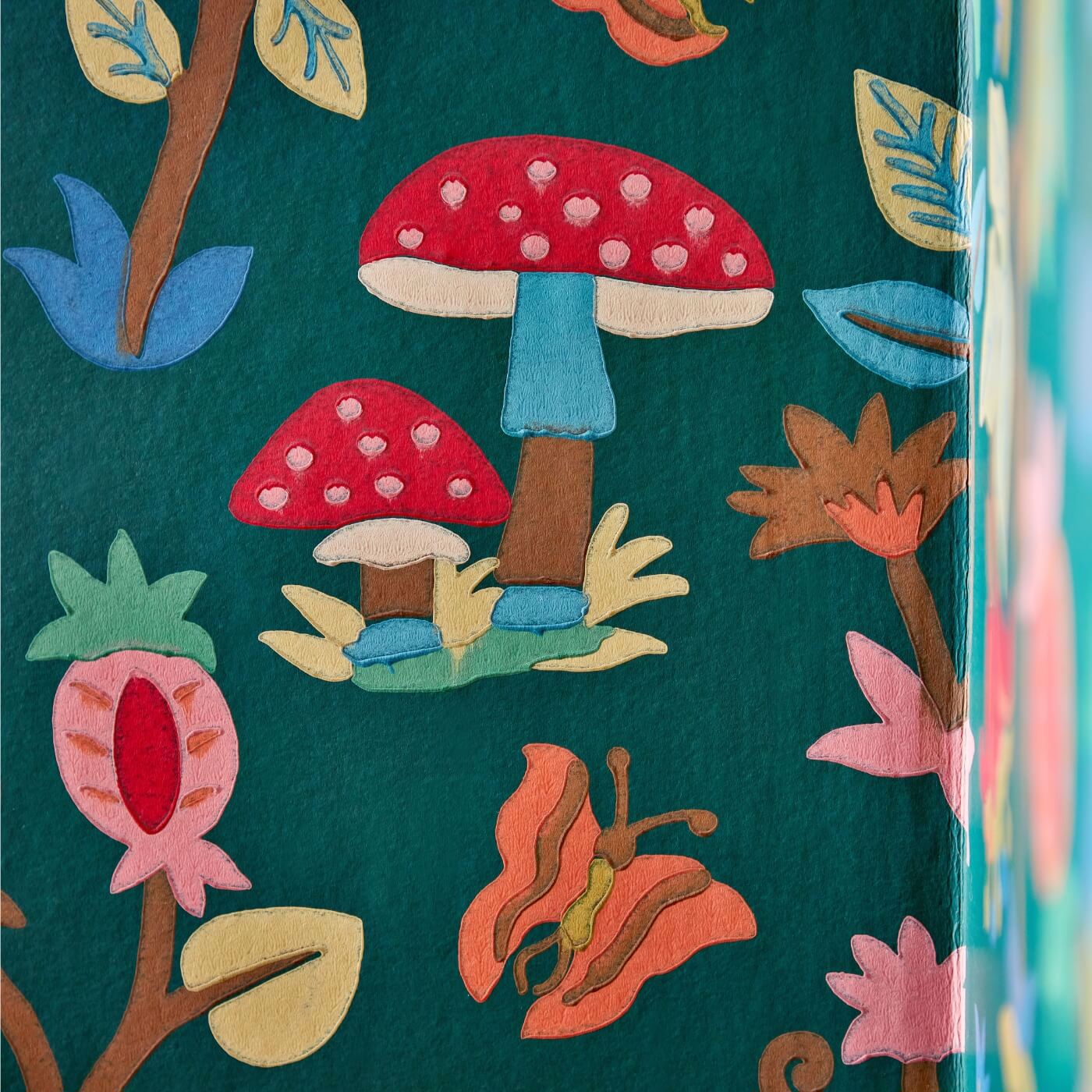 Forest Of Dean Wallpaper - Midnight/multi - DABW217219 - Sanderson - Premier Wallcovering