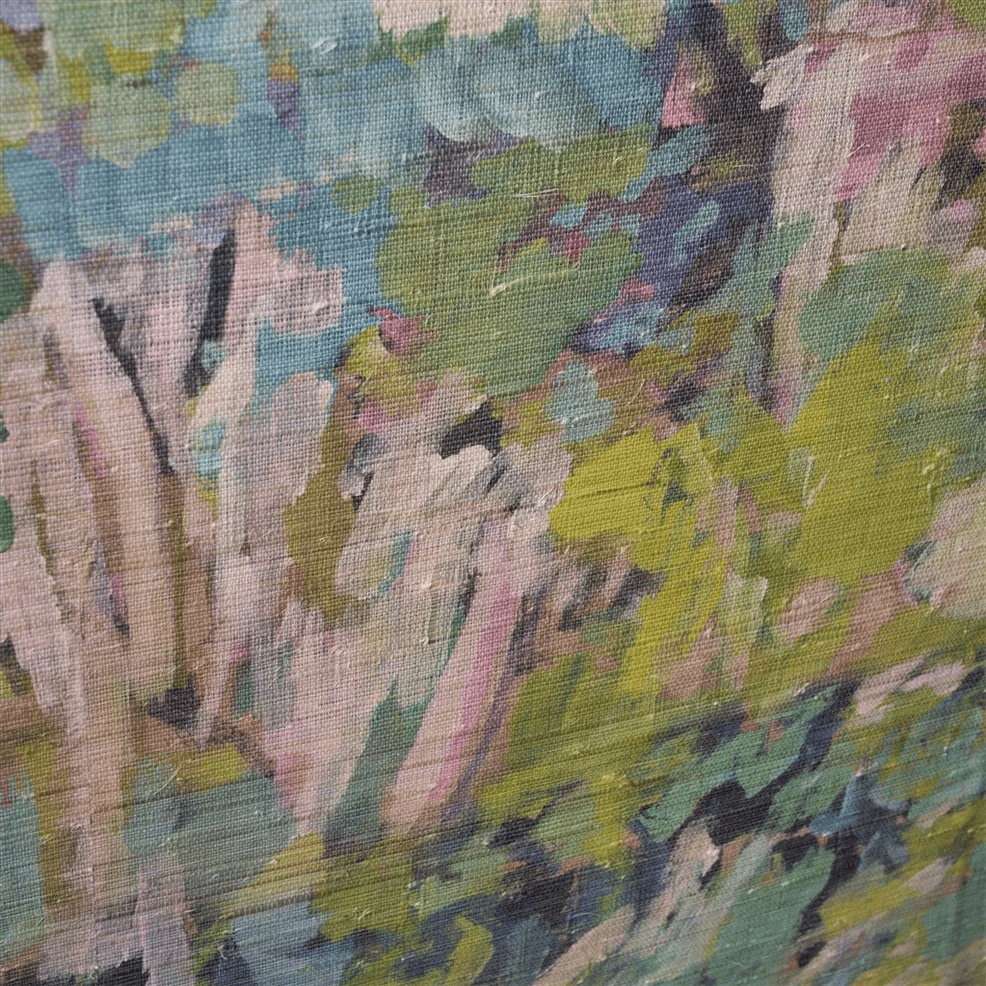 Foret Impressionniste Grasscloth Wallpaper - Celadon - PDG1183/01 - Designers Guild - Premier Wallcovering