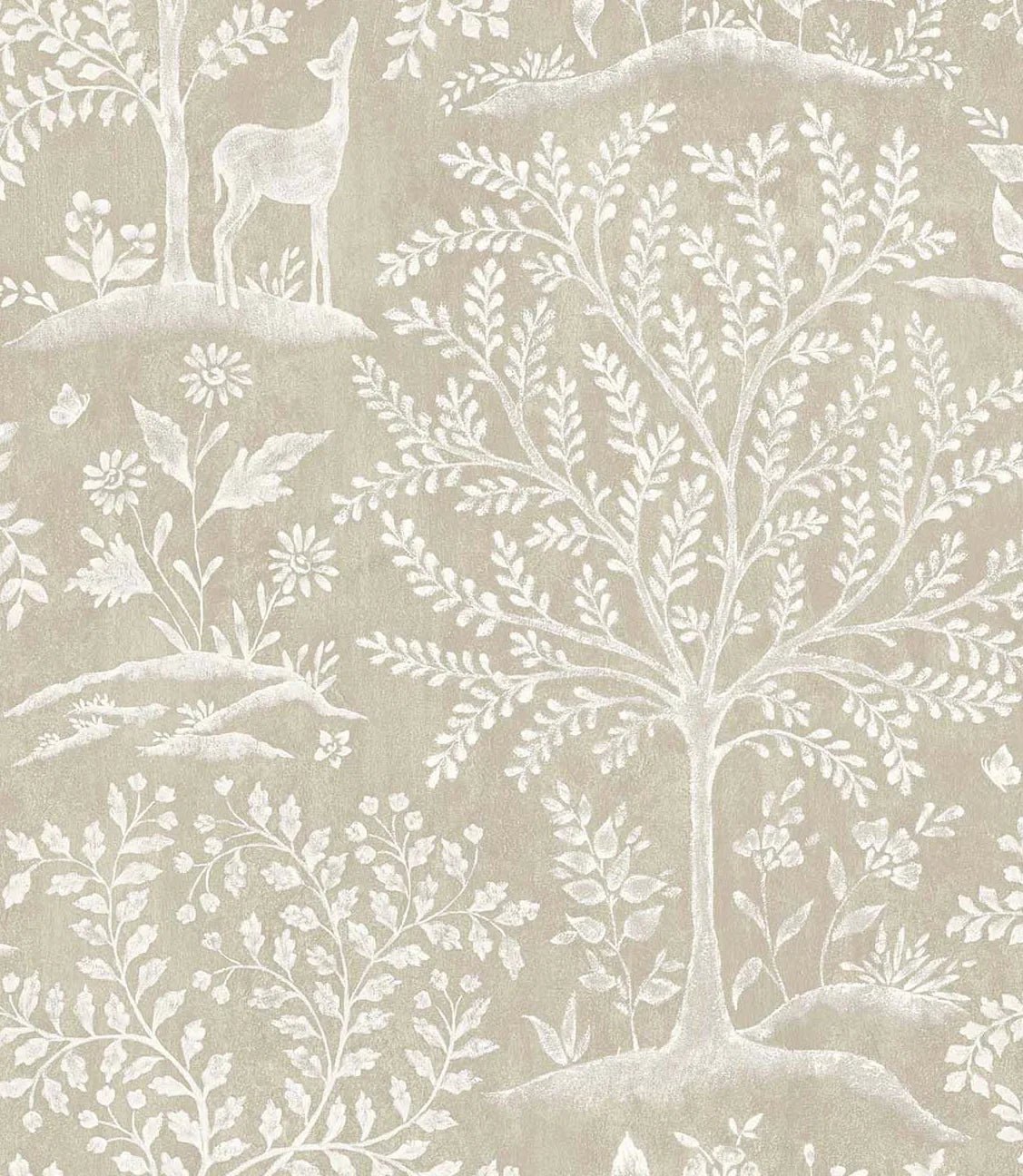 Foret Wallpaper - Beige - Nina Campbell - NCW4490 - 02 - Premier Wallcovering
