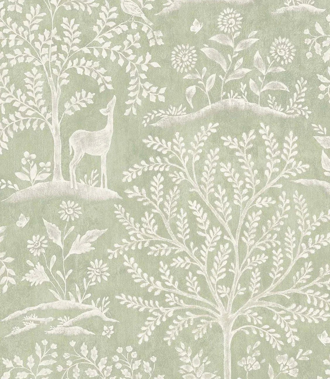 Foret Wallpaper - Green - Nina Campbell - NCW4490 - 04 - Premier Wallcovering