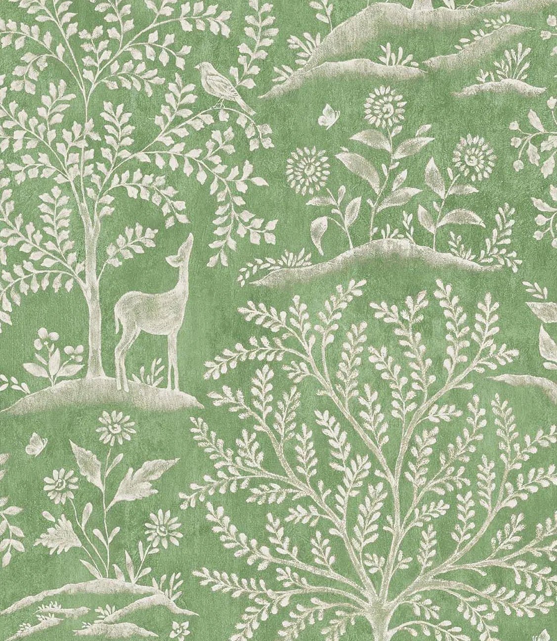 Foret Wallpaper - Emerald - Nina Campbell - NCW4490 - 05 - Premier Wallcovering