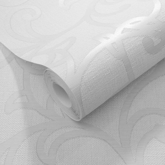 Forte Geometric Metallic Wallpaper - Grey - Erismann - 10467 - 31 - Premier Wallcovering