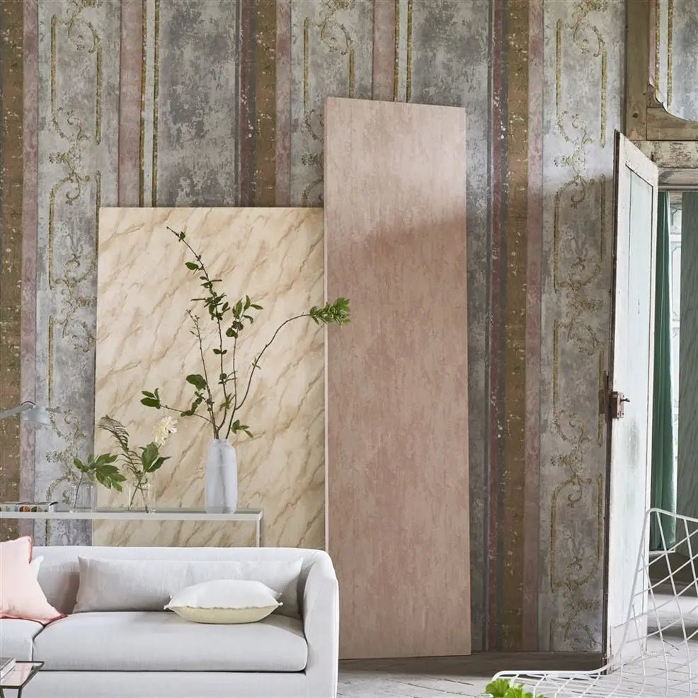 Foscari Fresco Scene 1 Wallpaper - Tuberose - Designers Guild - PDG1097/01 - Premier Wallcovering