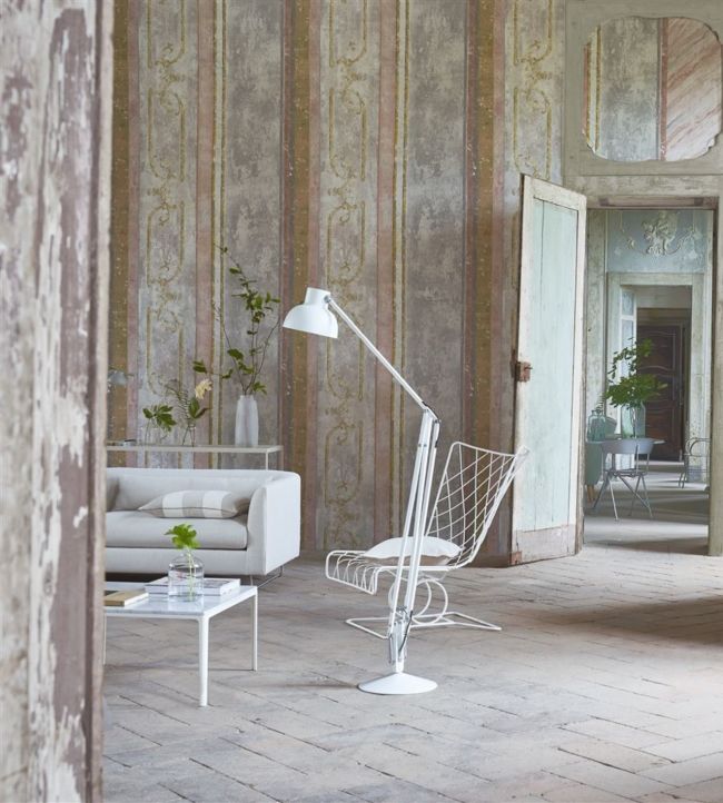 Foscari Fresco scene 2 Wallpaper - Tuberose - PDG1098/01 - Designers Guild - Premier Wallcovering