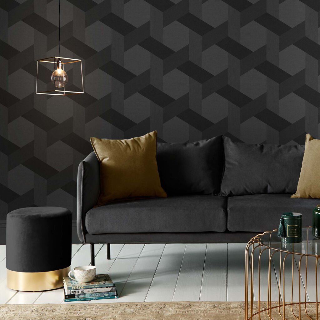 Fractal Wallpaper - Ground - Graham & Brown - 118028 - Premier Wallcovering