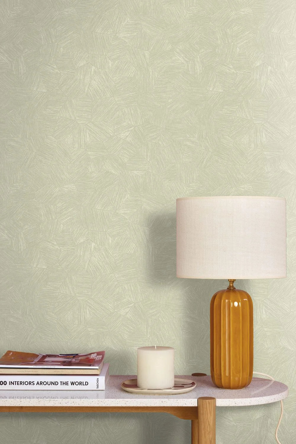 Fragments Wallpaper - Vert d'eau - Caselio - 107017014 - Premier Wallcovering