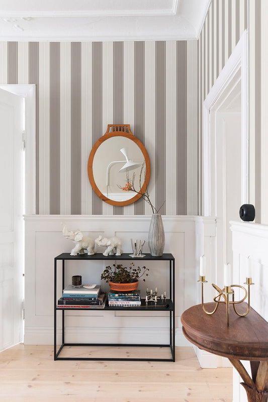 Fred Wallpaper - Brown/Gray - Midbec - 92125 - Premier Wallcovering