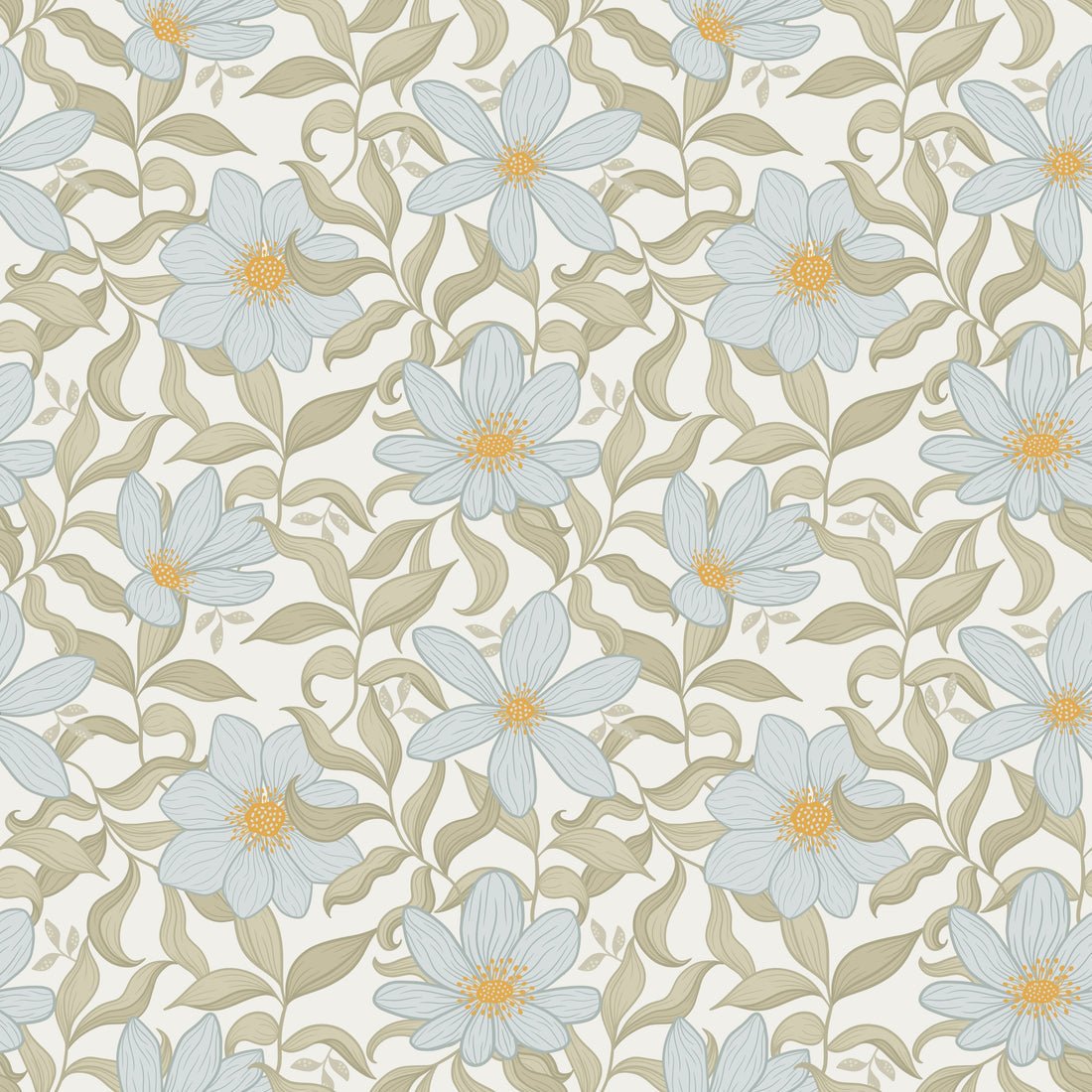 Fredrik Wallpaper - Lake - Summer Gray - Premier Wallcovering