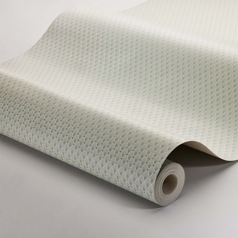 Fredrika Wallpaper - Light Moss/ Gold - Boråstapeter - 3288 - Premier Wallcovering