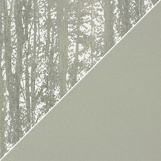 Freja Trees Wallpaper - Green - Rasch - 897913 - Premier Wallcovering
