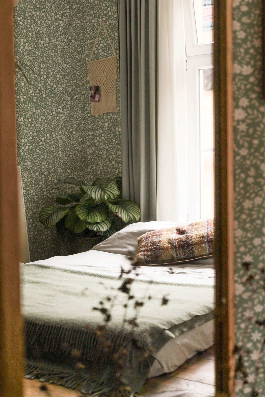 Freja Wallpaper - Pasture - Summer Gray - Premier Wallcovering