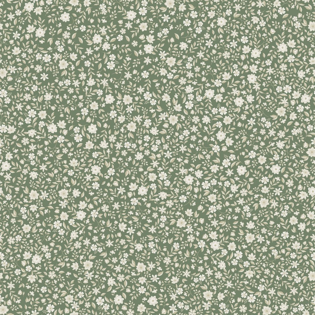 Freja Wallpaper - Pasture - Summer Gray - Premier Wallcovering