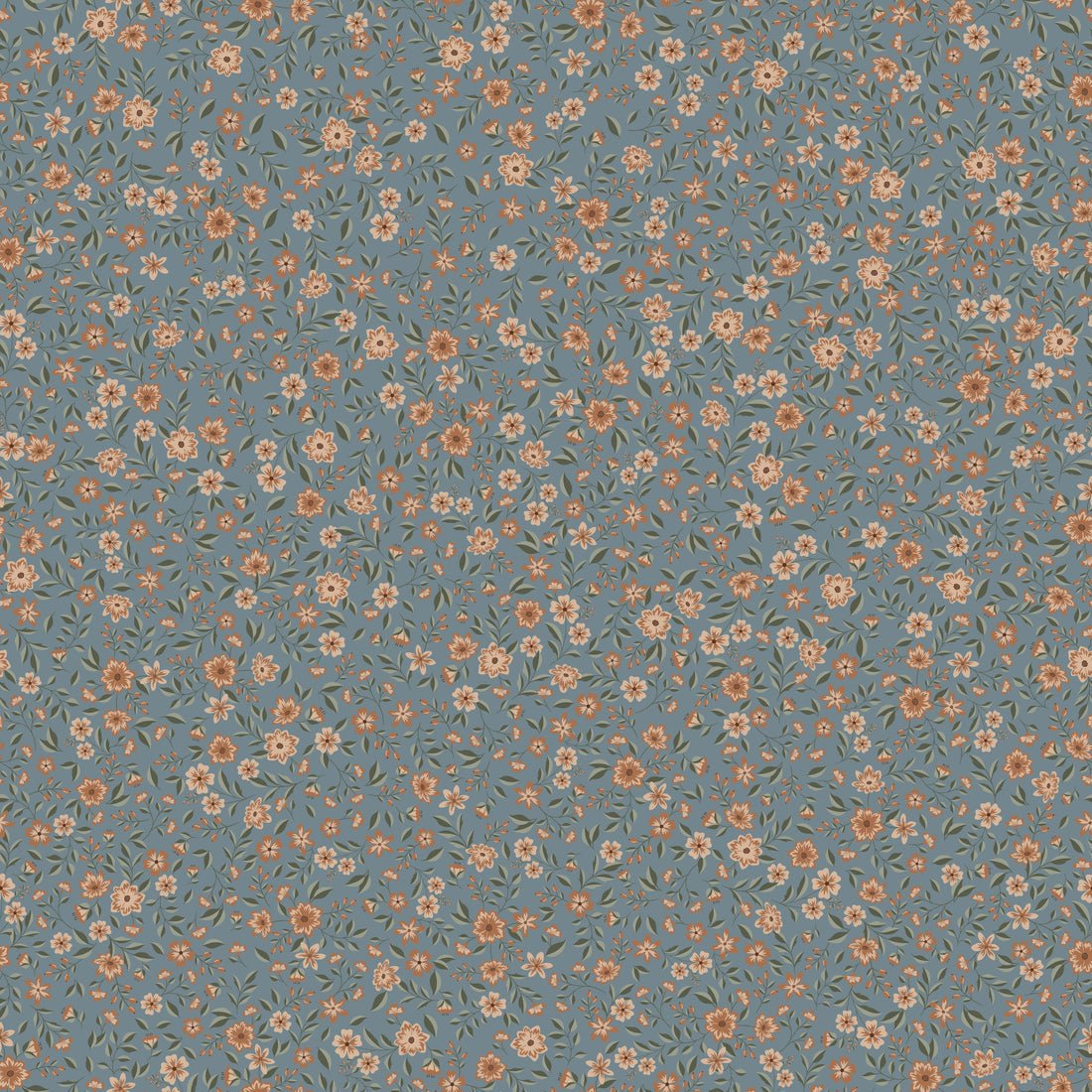 Freja Wallpaper - Sky - Summer Gray - Premier Wallcovering