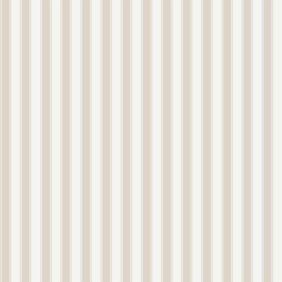 French Stripes Wallpaper - Beige - Summer Gray - Premier Wallcovering