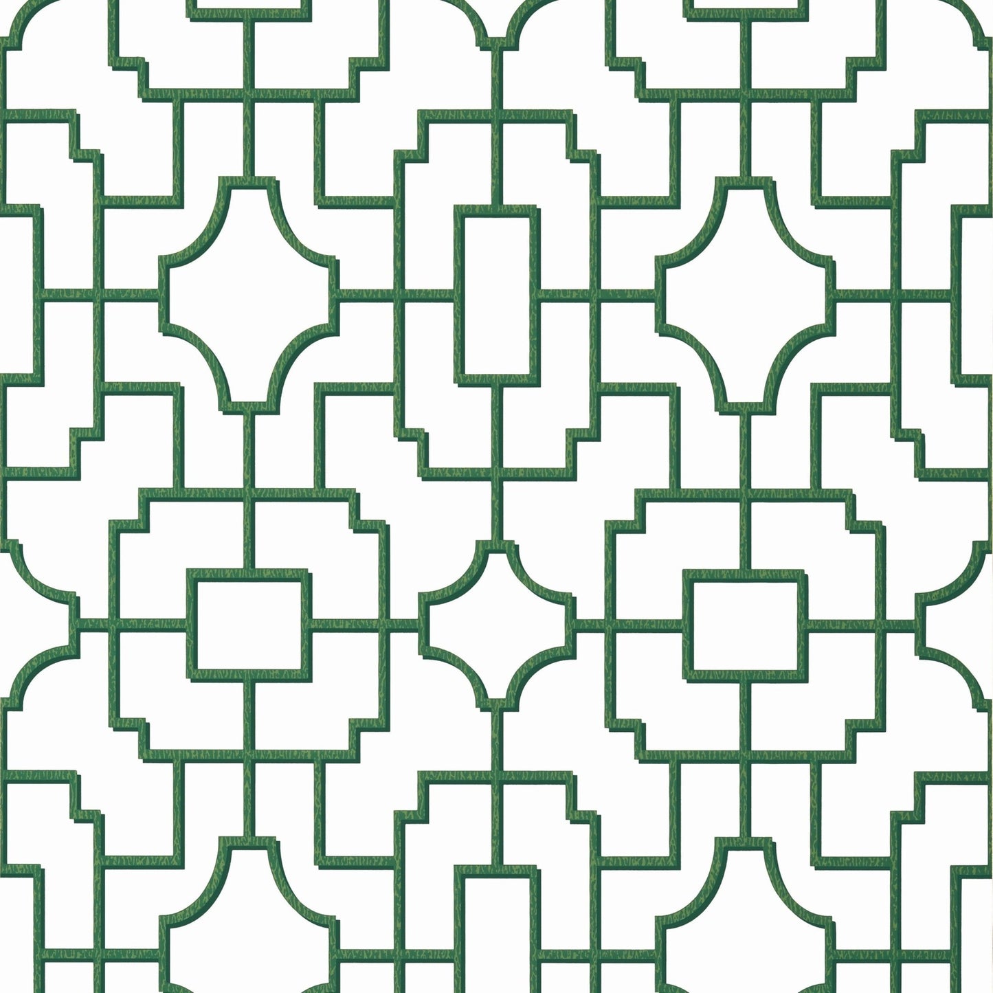 Fretwork Wallpaper - Green - Thibaut - T20868 - Premier Wallcovering