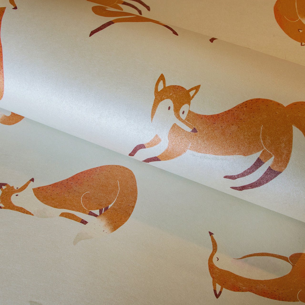 Friendly Foxes Great Kids Wallpaper - Bronze - Hohenberger - 26842 - Premier Wallcovering