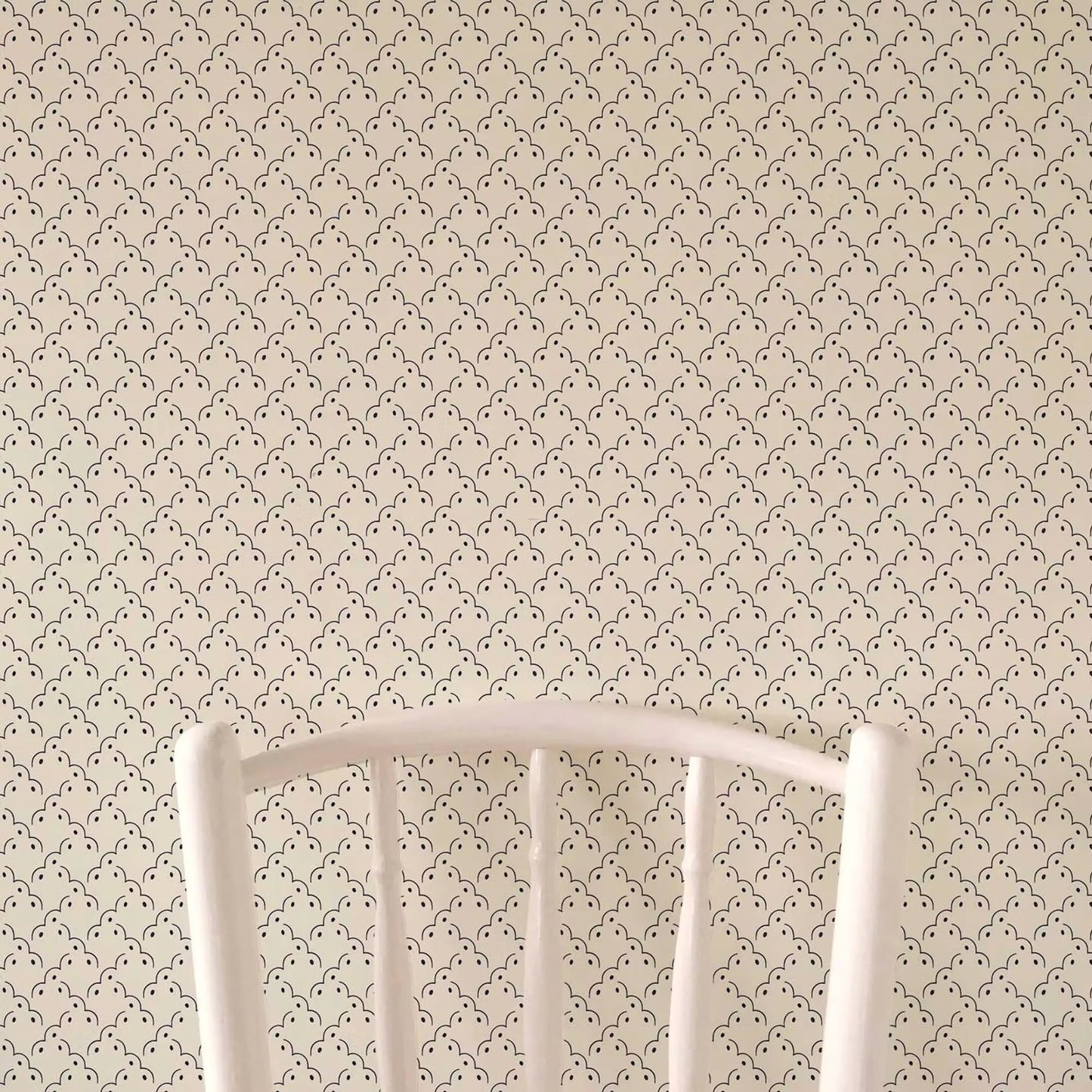 Frogspawn Wallpaper - Cream - Ottoline - W/FRO/101/1 - Premier Wallcovering