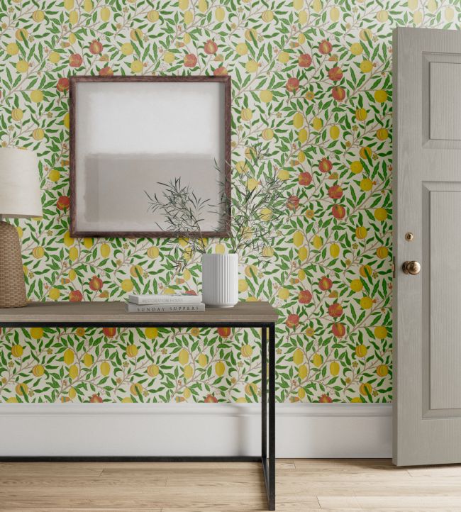 Fruit Wallpaper - Bayleaf/Russet - 217087 - Morris & Co - Premier Wallcovering