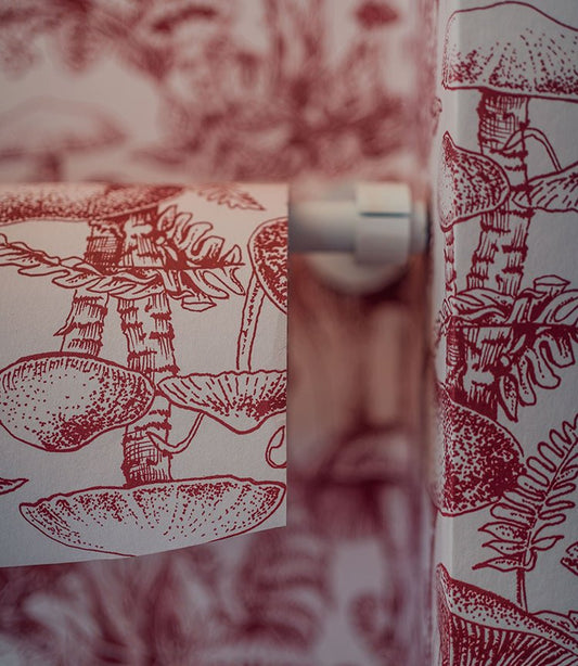 Fungi Forest Wallpaper - Burgundy - 122/1001 - Cole & Son - Premier Wallcovering