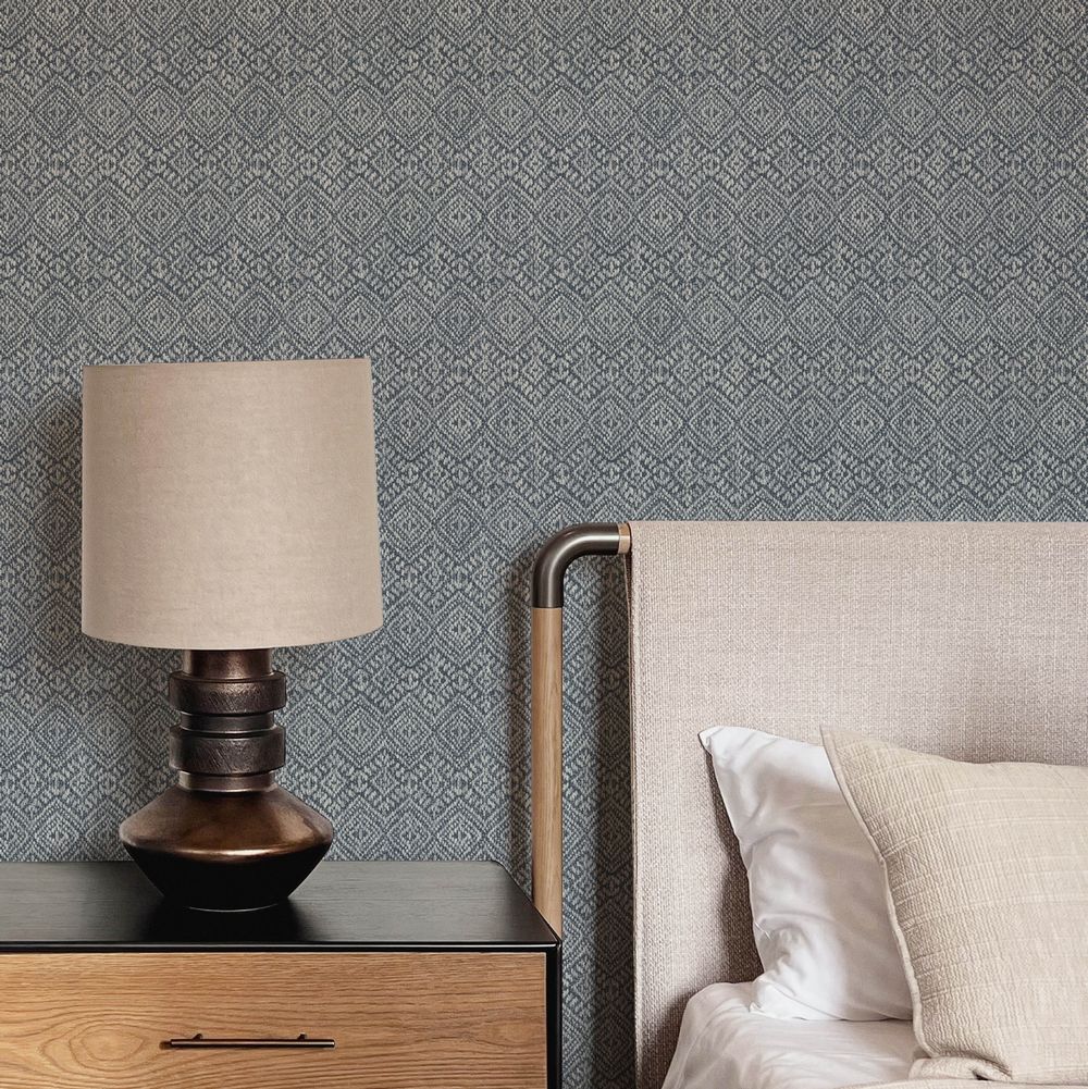Gallivant Wallpaper - Indigo - A Street Prints - FD27257 - Premier Wallcovering