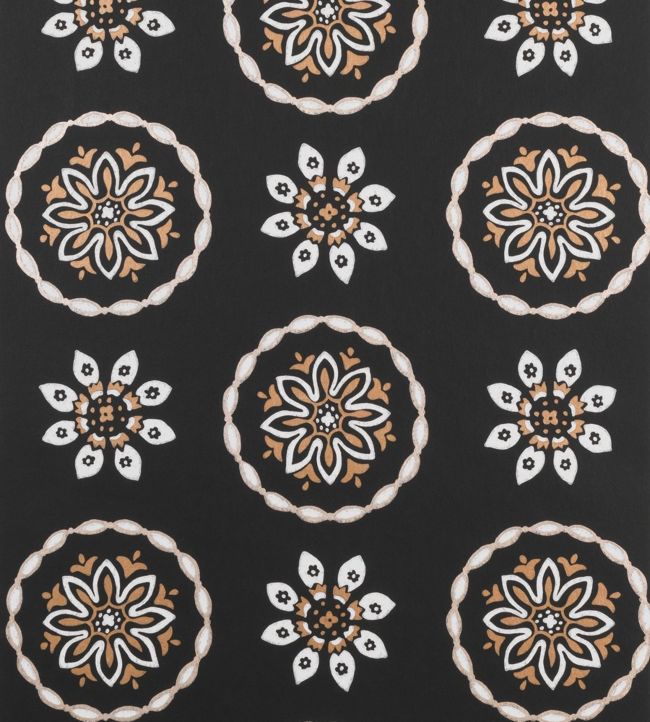 Garance Wallpaper - Black - Nina Campbell - NCW4354 - 05 - Premier Wallcovering