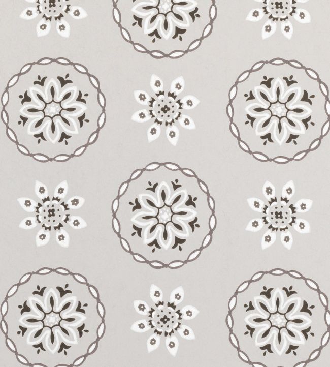 Garance Wallpaper - French Grey - Nina Campbell - NCW4354 - 03 - Premier Wallcovering