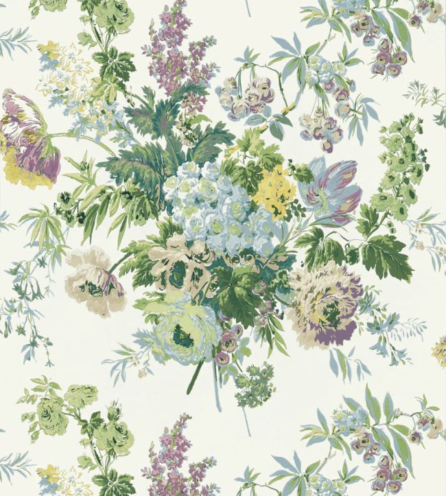 Garden Club Wallpaper - Lavender - Anna French - AT16135 - Premier Wallcovering
