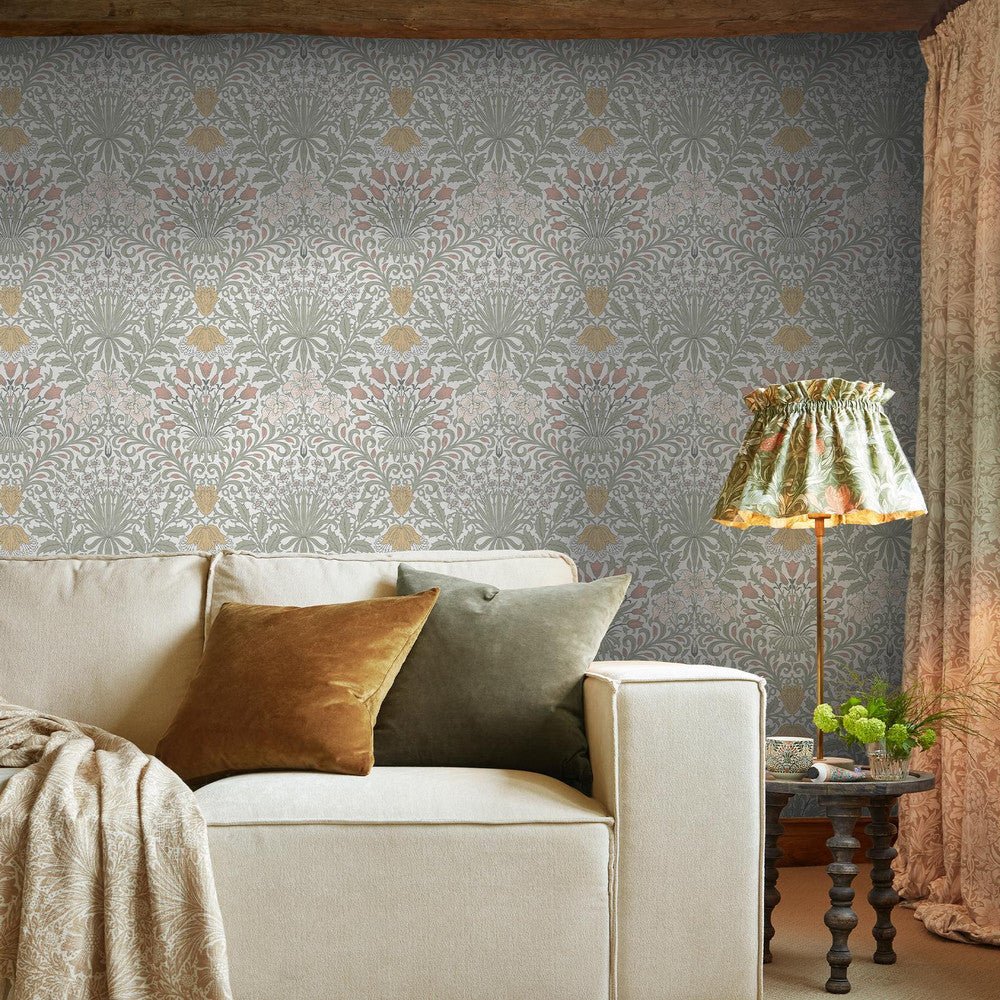 Garden Wallpaper - Soft Sage - 140497 - William Morris - Premier Wallcovering