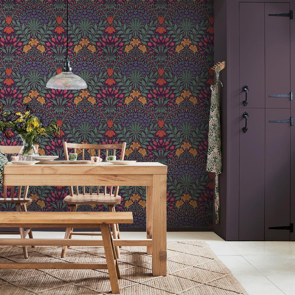 Garden Wallpaper - Dewberry - 140498 - William Morris - Premier Wallcovering