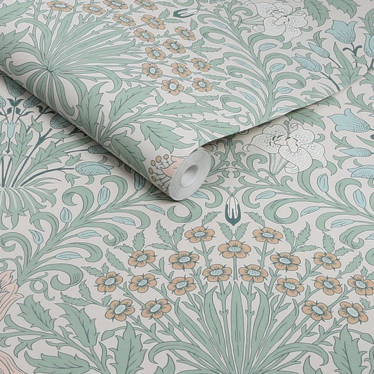 Garden Wallpaper - Cottage Blues - 140496 - William Morris - Premier Wallcovering