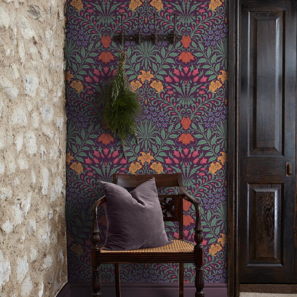Garden Wallpaper - Dewberry - 140498 - William Morris - Premier Wallcovering