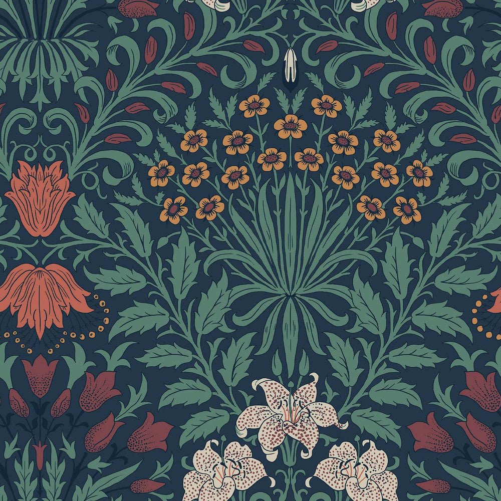 Garden Wallpaper - Moonlight - 140494 - William Morris - Premier Wallcovering