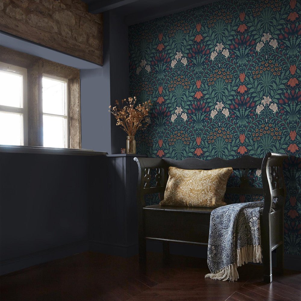 Garden Wallpaper - Moonlight - 140494 - William Morris - Premier Wallcovering