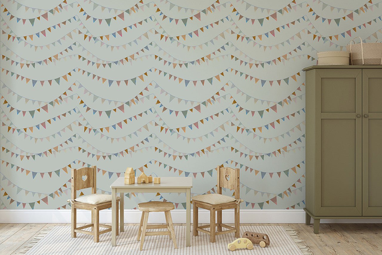 Garland Great Kids Wallpaper - Sage - Hohenberger - 26823 - Premier Wallcovering