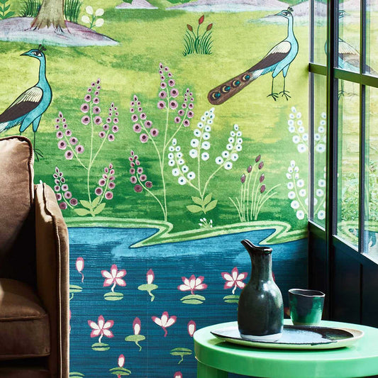 Garland of Ragini Wall Mural - Day - 1838 wallcoverings - 2412 - 183 - 01 - Premier Wallcovering