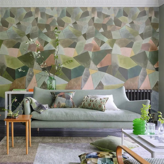 Geo Moderne Wallpaper - Jade - Designers Guild - PDG1110/01 - Premier Wallcovering