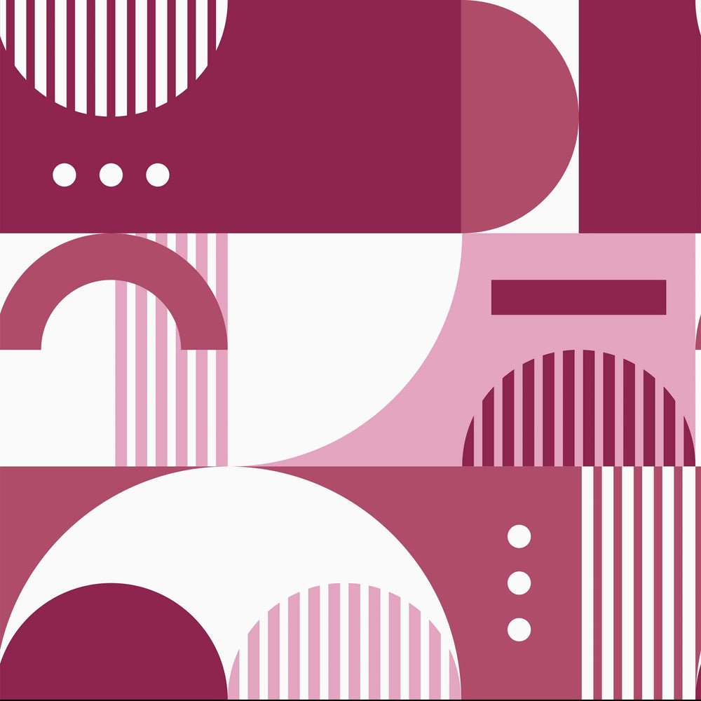 Geobot Wallpaper - Pink Hue - Lust Home - LH900213 - Premier Wallcovering