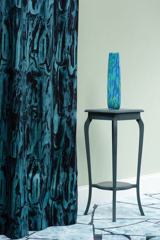 Gerhard Gum Velvet Fabric - Celestial - Timorous Beasties - DIGI/GGUM/40101/01 - Premier Wallcovering