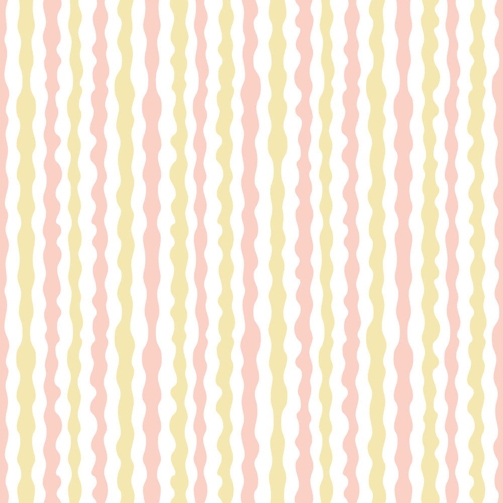 Get A Wiggle On Wallpaper - Candy Floss & Lemon Sherbet - Lust Home - LH900442 - Premier Wallcovering