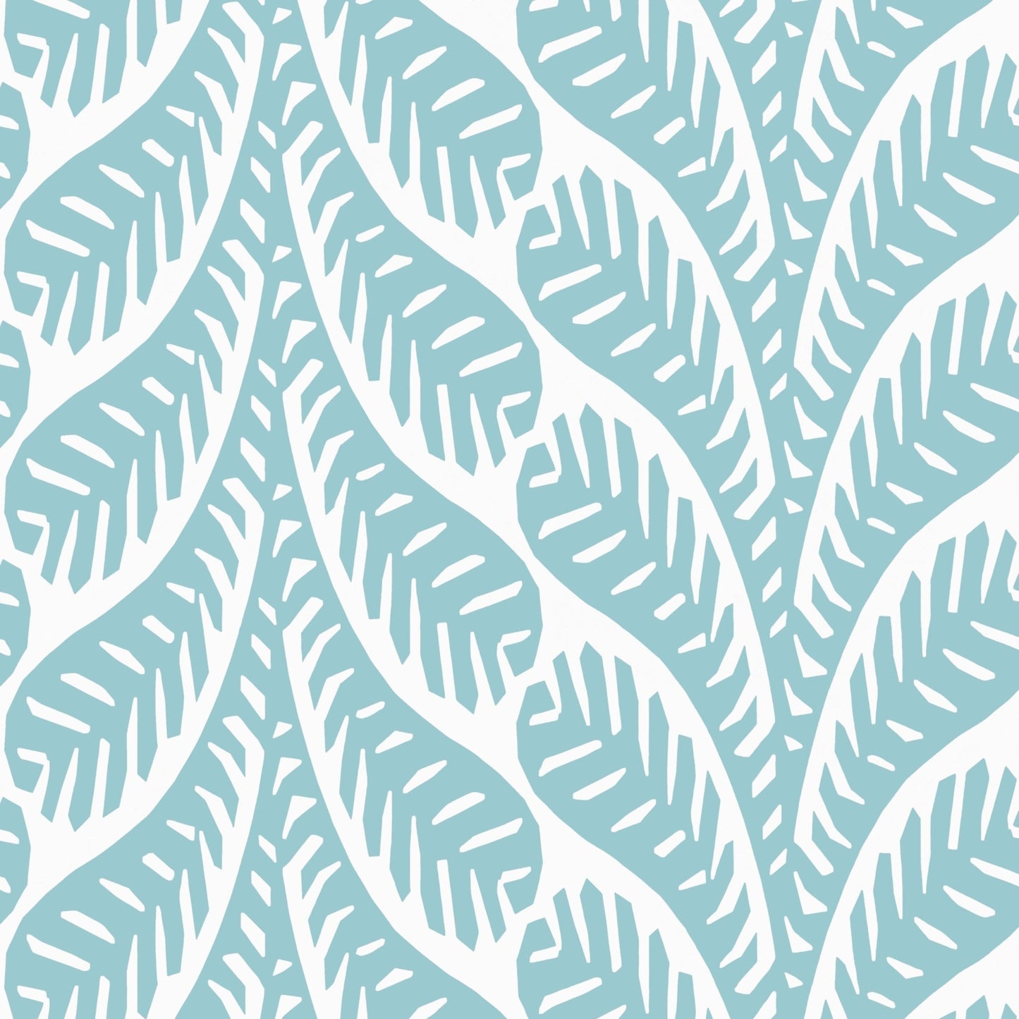 Ginger Wallpaper - Spa Blue - Thibaut - T20829 - Premier Wallcovering