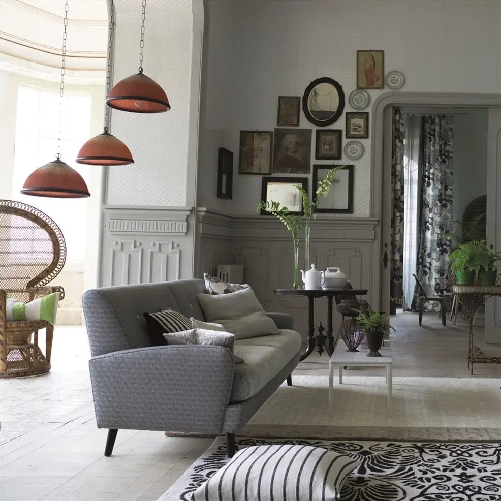 Giuliano Wallpaper - Pearl - P599/01 - Designers Guild - Premier Wallcovering