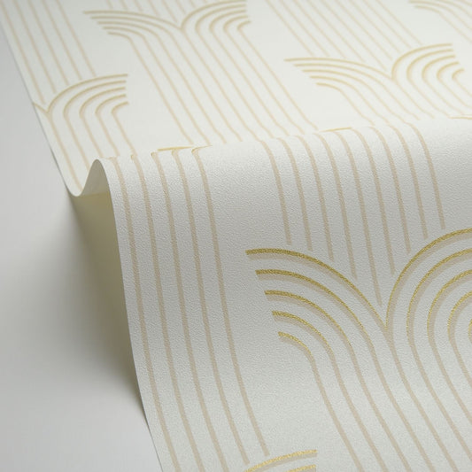 Glamour Wallpaper - Beige - Caselio - 105291027 - Premier Wallcovering