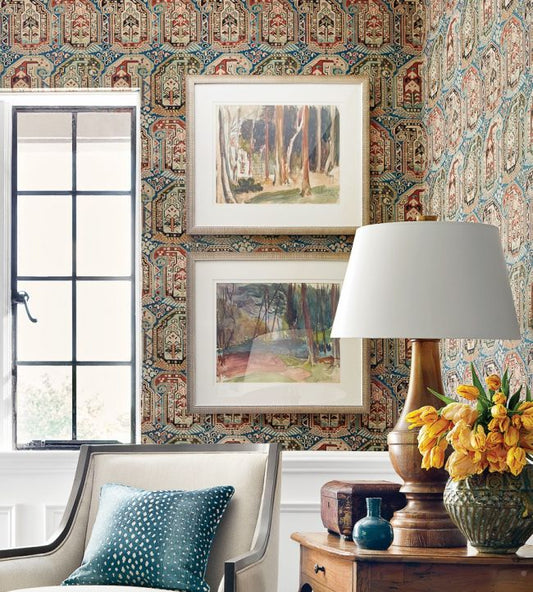 Gleniffer Wallpaper - Black & Grey - Thibaut - T85021 - Premier Wallcovering